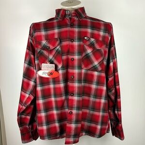 DIXXON™️ Men's Size 2X 'The So-Cal Speed Shop 75 Yrs' Long Sleeve Flannel Shirt